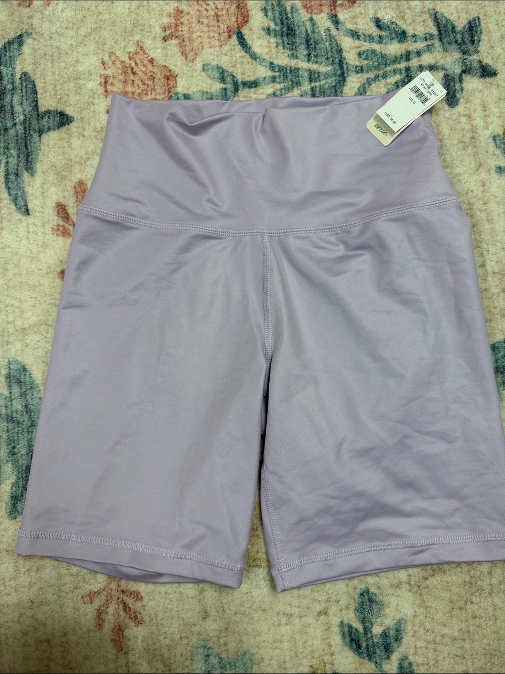 Aerie High-Rise Lavender Bike Shorts for Women